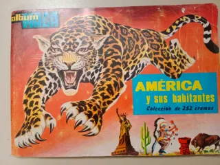 Álbum América y sus habitantes cromos