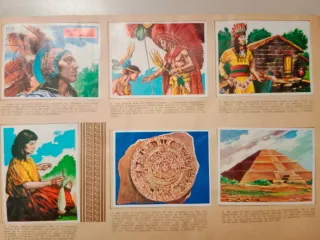 Álbum América y sus habitantes cromos