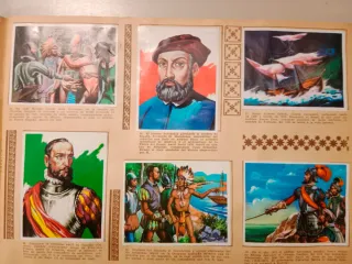 Álbum América y sus habitantes cromos