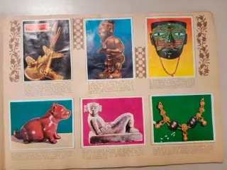 Álbum América y sus habitantes cromos