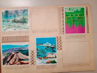 Álbum América y sus habitantes cromos