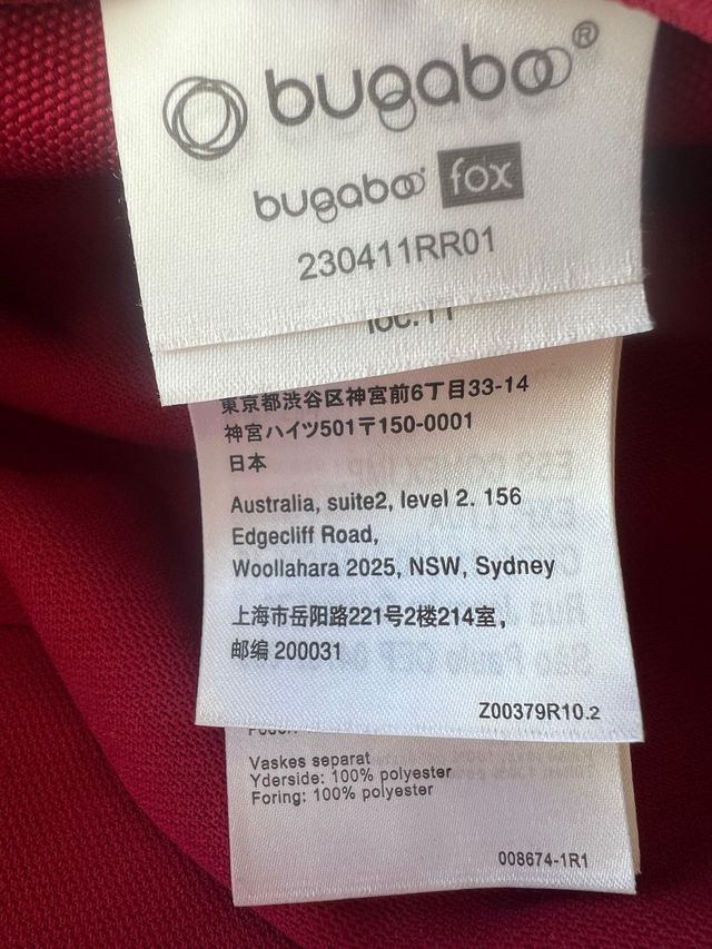 Bugaboo Fox gris Accesorios y fundas