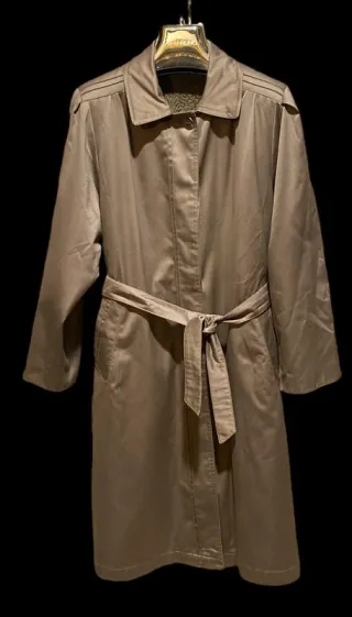 Gabardina vintage Pemosa forrada borrego