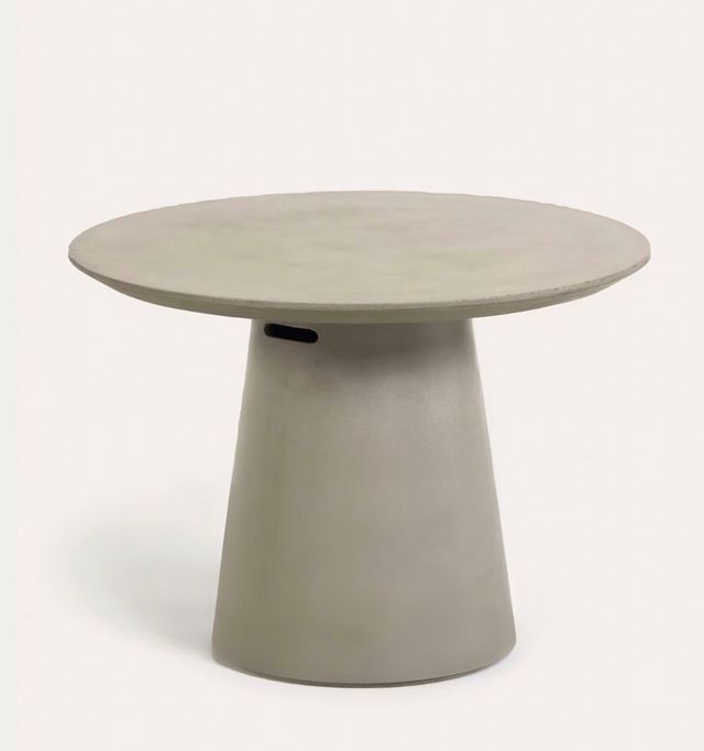 Mesa redonda exterior Itai cemento Ø 120 cm