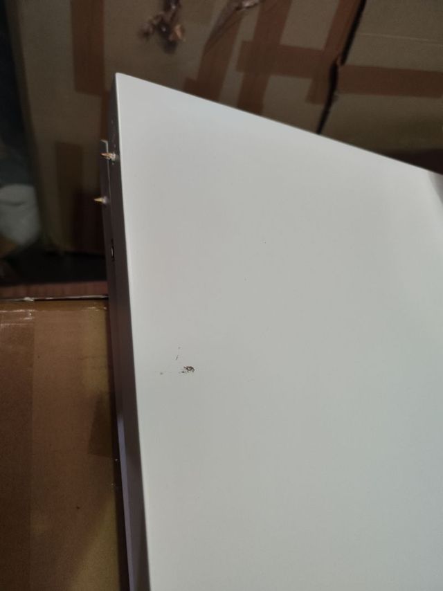 Mesa extensible Oqui MDF lacado blanco 