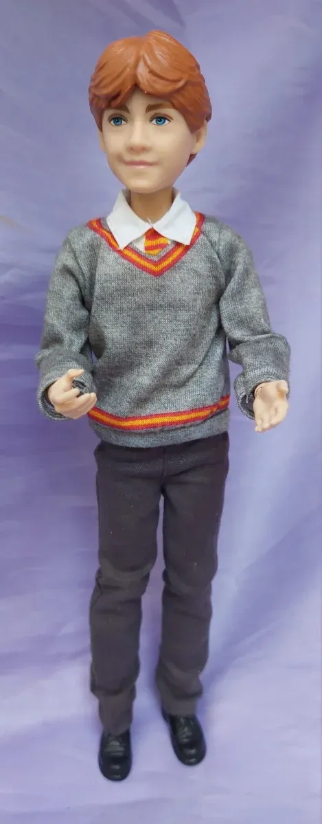 Muñecos Harry Potter Ron y Ginny Weasley