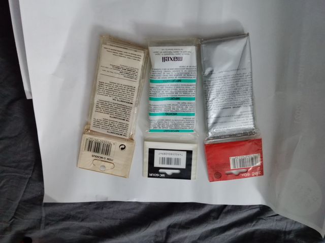 Pack 9 Microcasetes MC-60UR Maxell, Sony y TDK