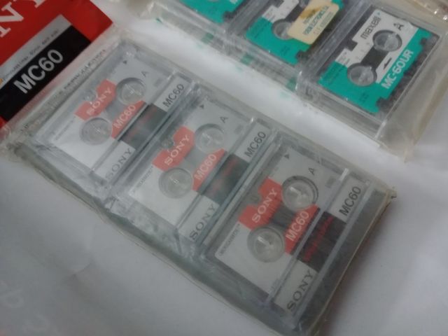 Pack 9 Microcasetes MC-60UR Maxell, Sony y TDK