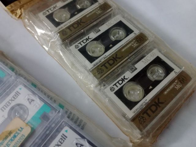 Pack 9 Microcasetes MC-60UR Maxell, Sony y TDK