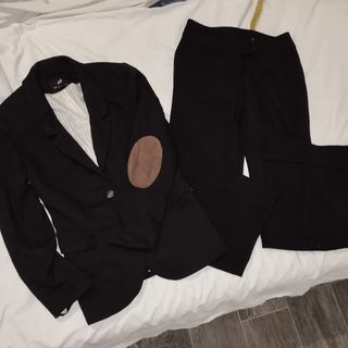 Completo giacca blazer e pantaloni H&M neri