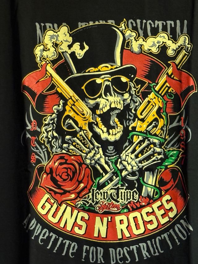Camiseta Guns N' Roses Appetite for Destruction
