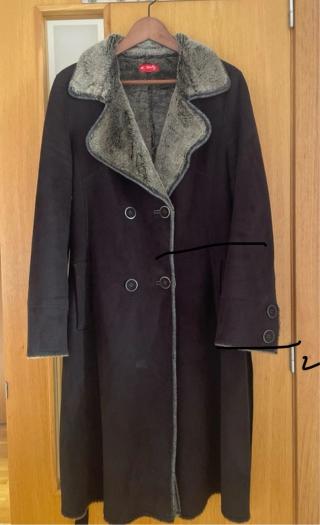 Abrigo Derhy Marrón Talla L