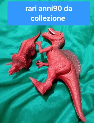 Spinosauro e Triceratopo anni 90