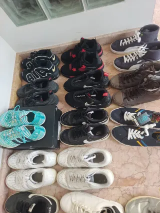 Lote 20 Zapatillas Nike,Adidas.. VER TODO!