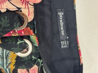 Falda pantalón estampada con lazada