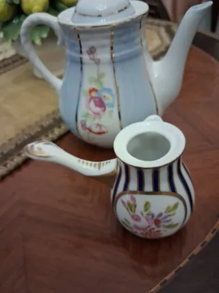 Caffettiera e Lattiera Porcellana Paris Royal