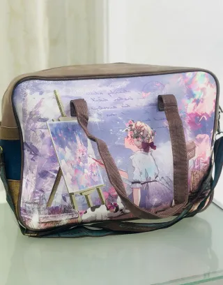 Maletín Sweet Candy Morado y Marrón