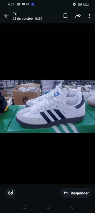 Adidas Samba Blancas y Negras