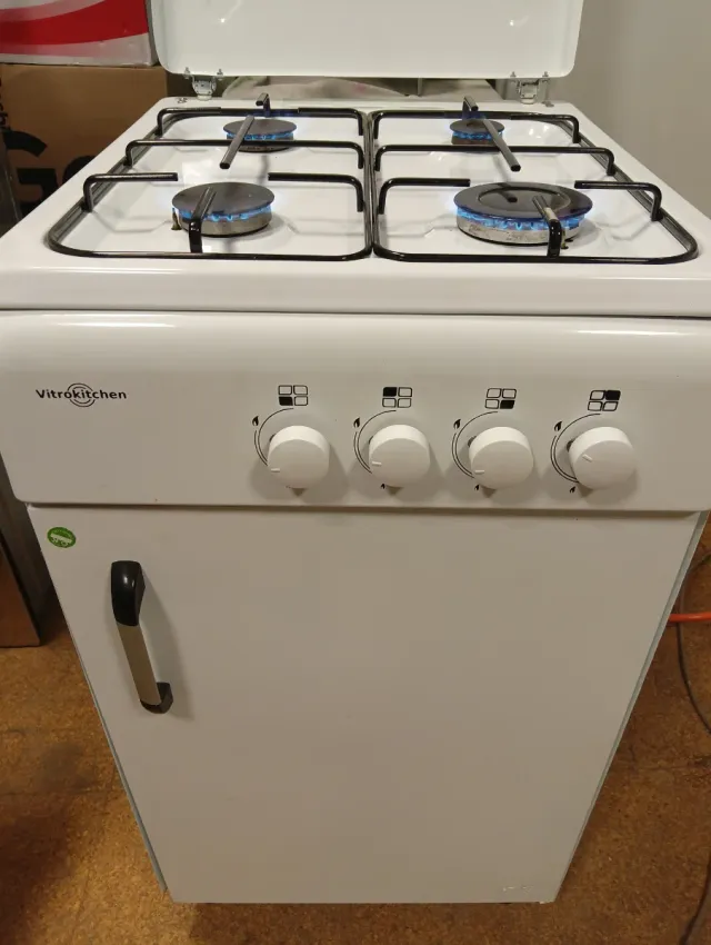 Cocina de gas Vitrokitchen 4 fuegos