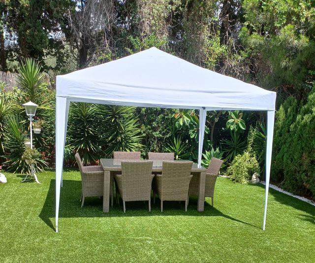 Cenador Plegable Blanco