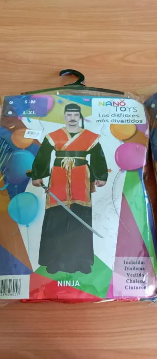 Disfraz Ninja Nano Toys Talla S/M