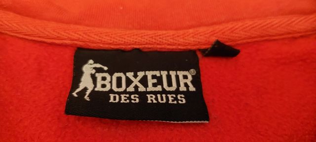 Felpa bambino Boxeur des Rues rossa