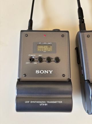 Microfone Sony Mão + Lapela UTX-H1 UTX-B1 URX-P1