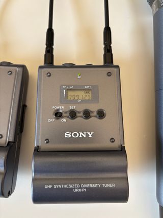 Microfone Sony Mão + Lapela UTX-H1 UTX-B1 URX-P1