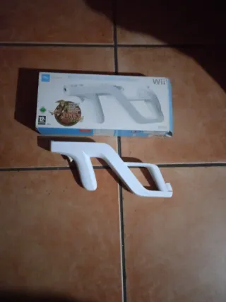 Wii Zapper Blanco como nuevo