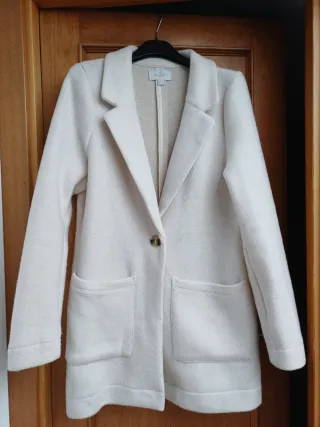 Abrigo Springfield Blanco