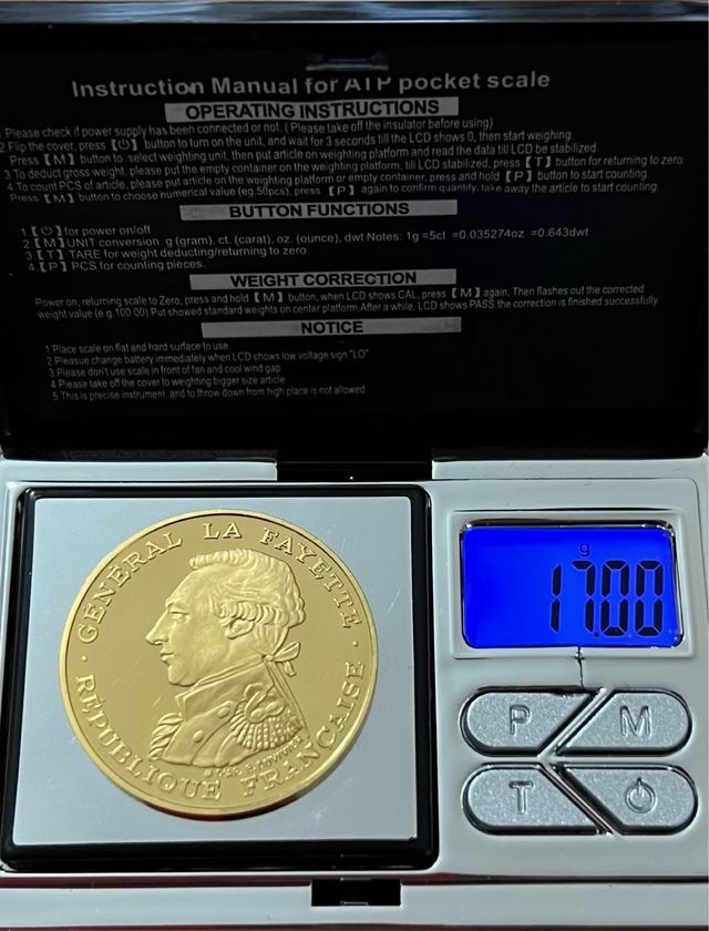 100 Francs Gold 1987 Proof.UNC monete