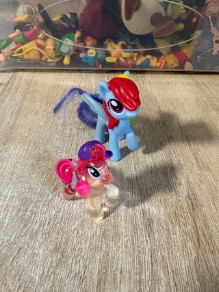 Lotto 2 Little Pony colorati vintage