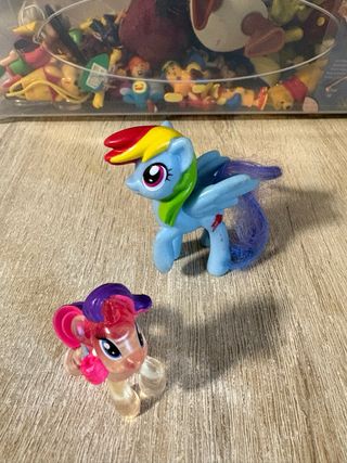 Lotto 2 Little Pony colorati vintage