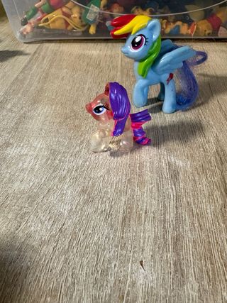 Lotto 2 Little Pony colorati vintage