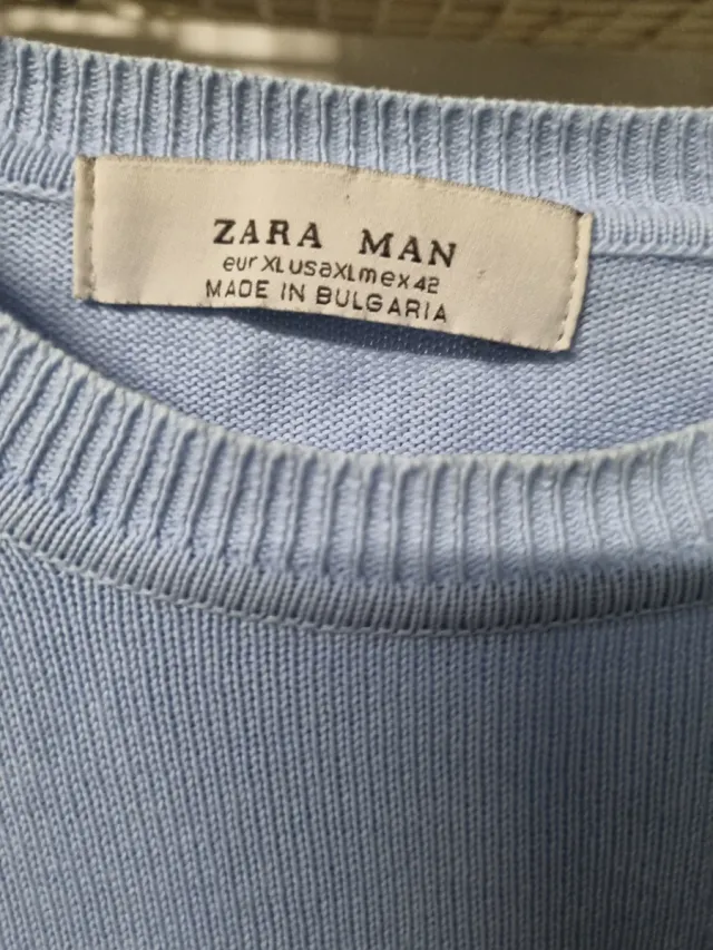 Camisola Zara Azul Tamanho XL