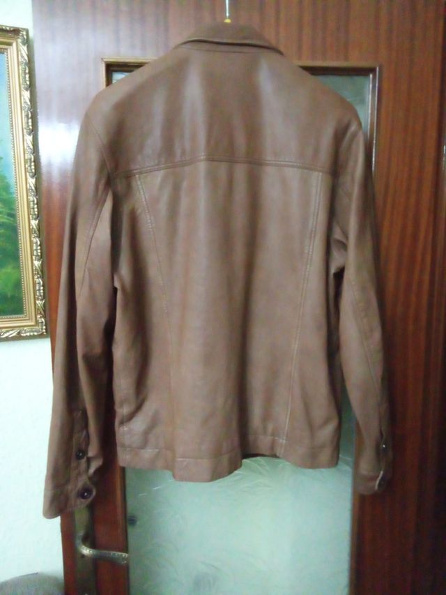 Cazadora Piel Hervas Marrón