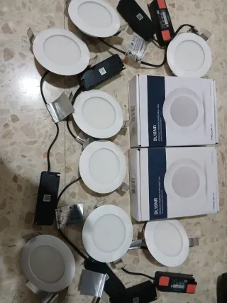 10 Focos LED Empotrables Nuevos
