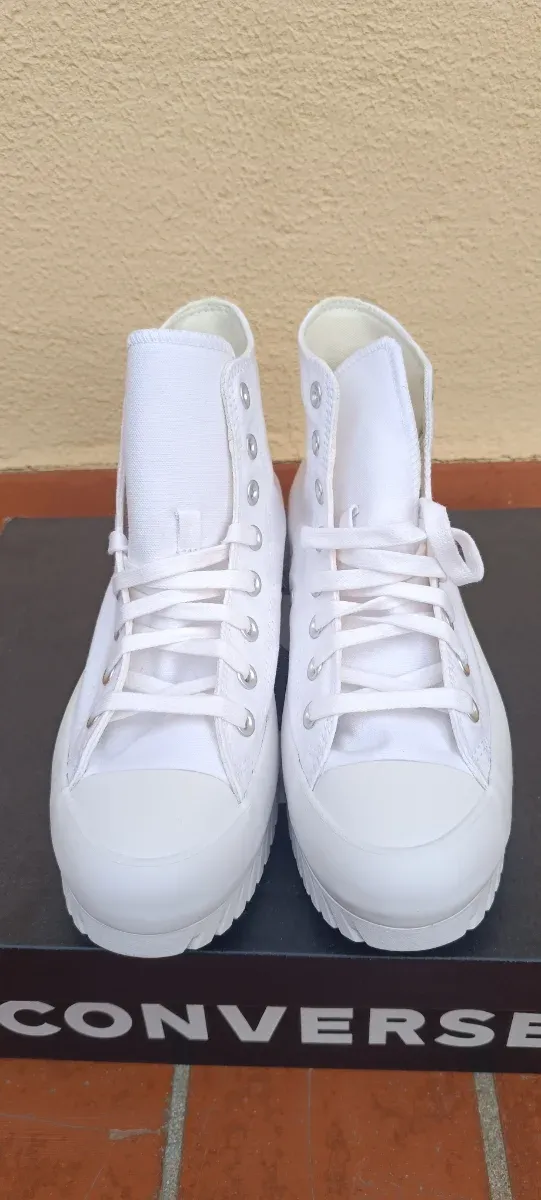 Converse Blancas Plataforma