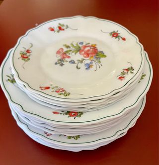 Set 18 piatti Arcopal floreali