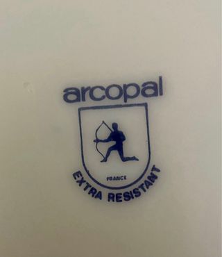 Set 18 piatti Arcopal floreali