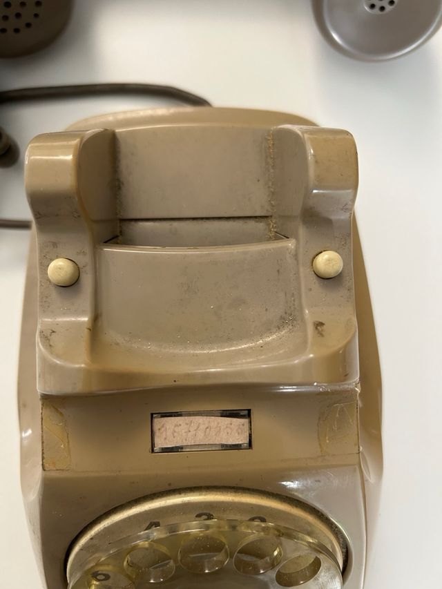 Telefono SIP vintage anni 70 beige/marrone