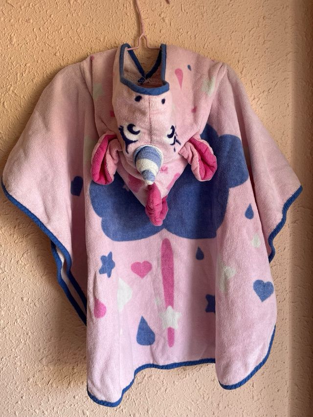 Toalla poncho infantil 2/3 años, Nabaiji