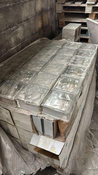 Pavés de cristal decorativo