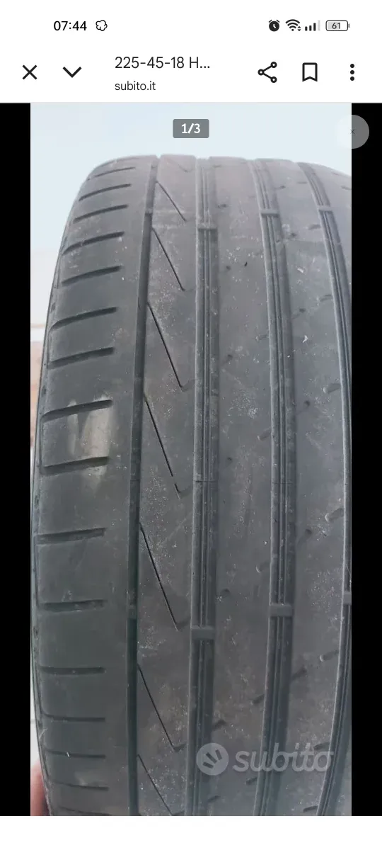 2 GOMME Hankook Estive 225/45 R18