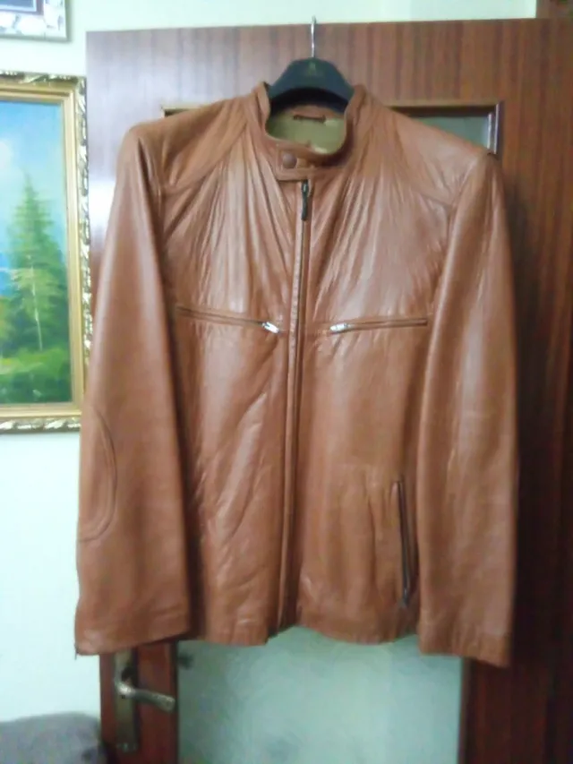 Cazadora Piel Zerimar Marrón