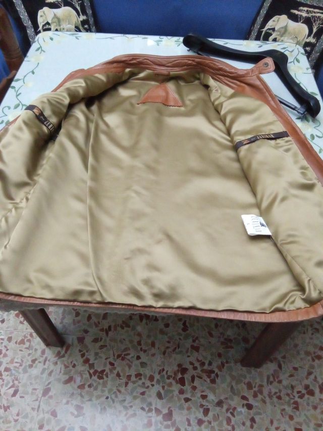 Cazadora Piel Zerimar Marrón