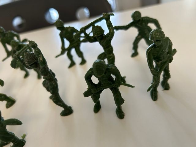 Soldatini Lido americani scala 1/32 anni '70