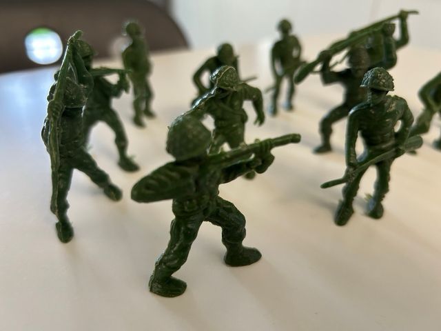 Soldatini Lido americani scala 1/32 anni '70
