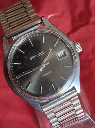 Orologio Vintage Blue Dot a carica manuale