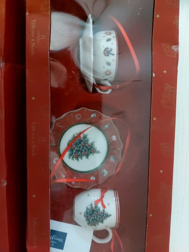 Villeroy & Boch Set mini Tazze Natalizie appendini